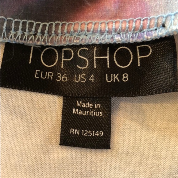 Top shop graffiti print skirt/dress - Picture 4 of 4